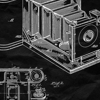 POSTER PATENTE CAMARA FOTOGRAFICA VINTAGE DE 1902