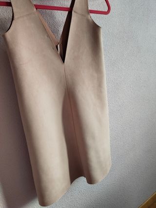 Vestido antelina Zara