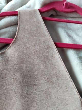 Vestido antelina Zara