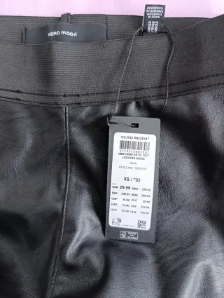 Leggings efecto piel.