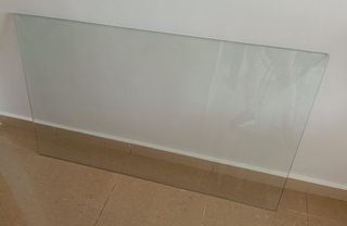 Cristal rectangular para mesa