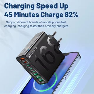 Cargador 150W Multi USB + USB-C | Carga Rápida PD
