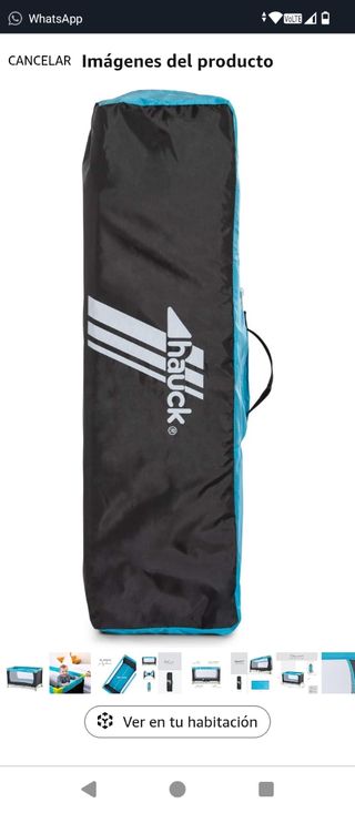 Parque cuna con colchón