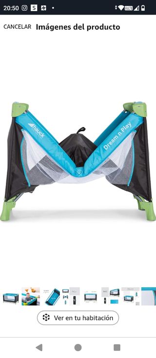 Parque cuna con colchón