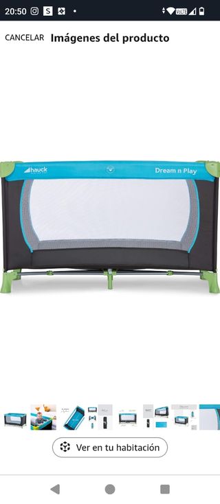 Parque cuna con colchón