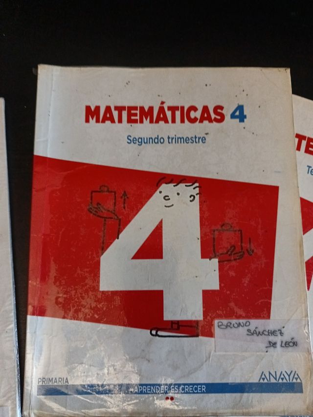 Matemáticas 4 primer, segundo y tercer trimestre