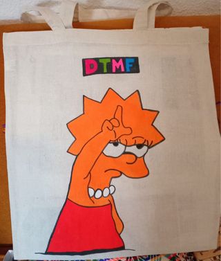 Bolsa tela Lisa Simpson DtmF
