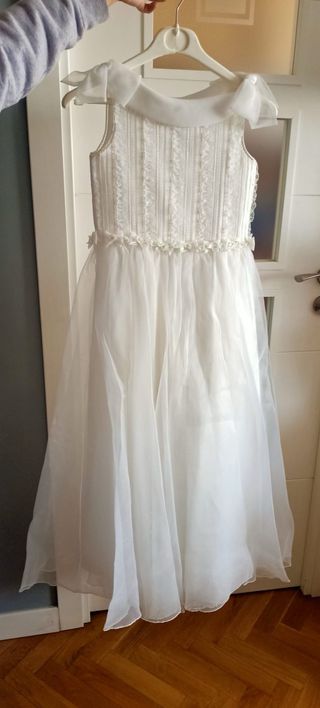 Vestido comunión niña blanco