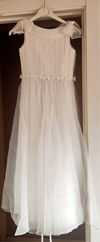 Vestido comunión niña blanco