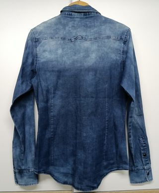 Camisa Vaquera Algodón L Vintage Y2K