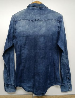 Camisa Vaquera Algodón L Vintage Y2K