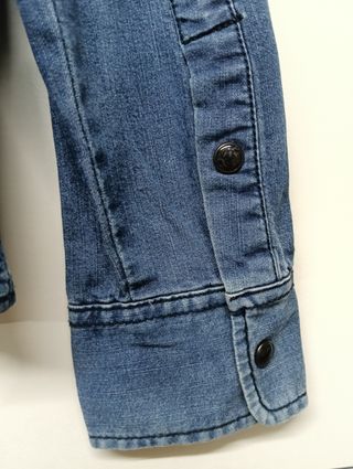 Camisa Vaquera Algodón L Vintage Y2K