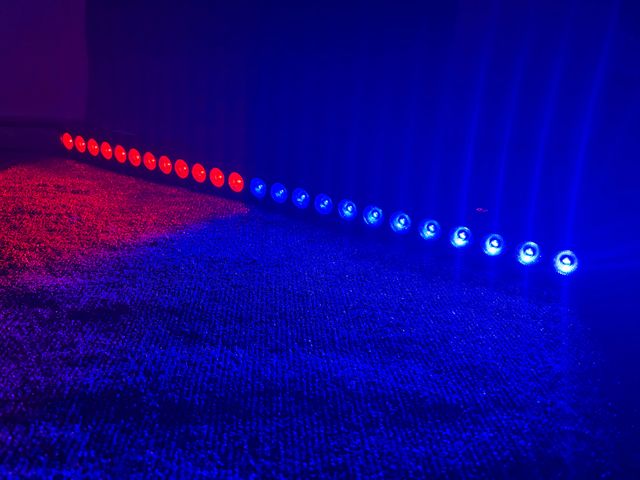 Luz discoteca barra 24 leds