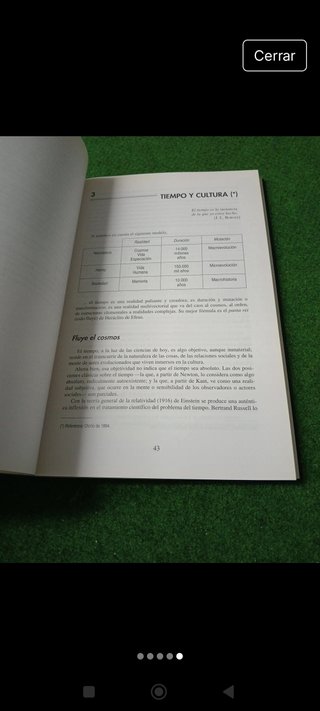 Cultura y tiempo