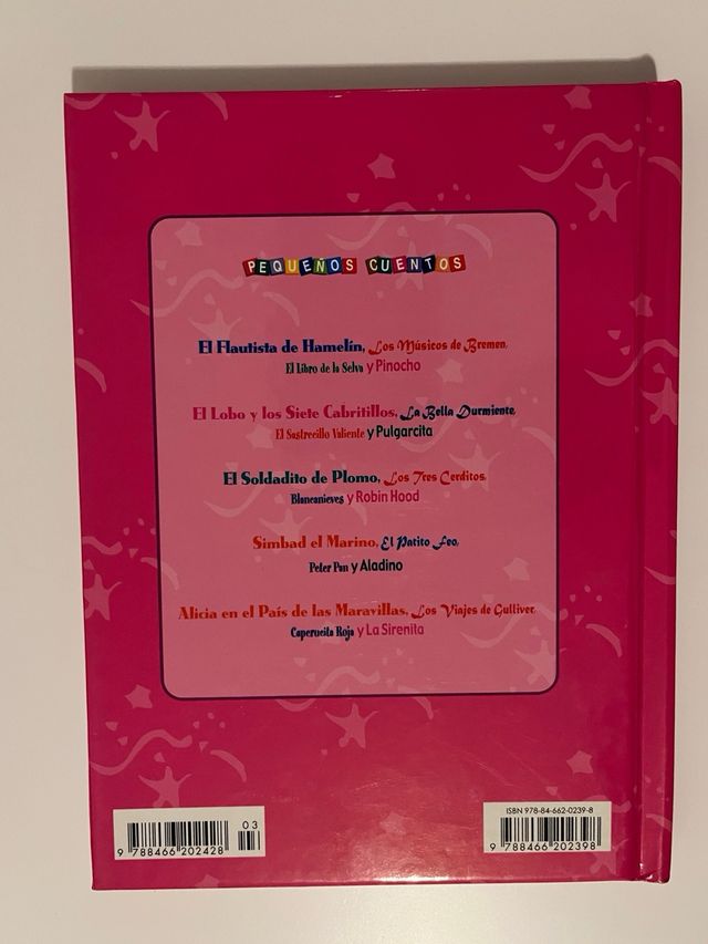 3 libritos de cuentos infantiles