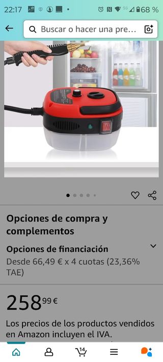 Máquina Limpieza Vapor Alta Temp.
