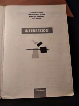 (36) Antologia Italiana ( Intersezioni) Principato