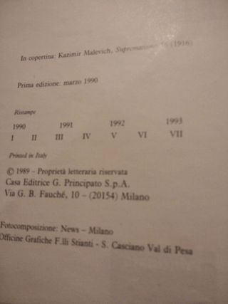 (36) Antologia Italiana ( Intersezioni) Principato