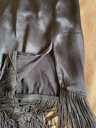 Falda negra Zara - viscosa