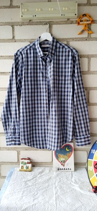 Camisa hombre cuadros Milano M