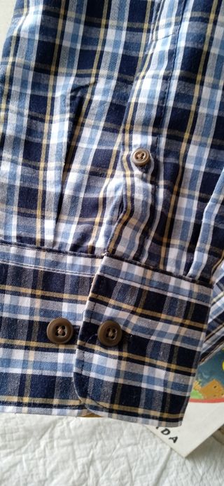 Camisa hombre cuadros Milano M