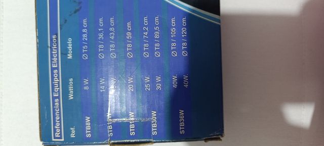 Centralita Tubos Fluorescentes Acuario