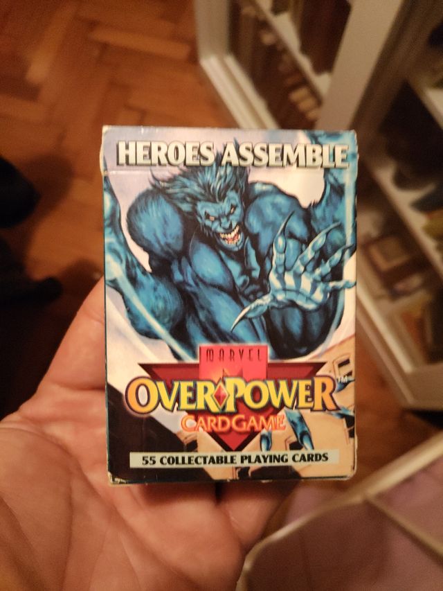 Cartas Marvel: heroes assemble overpower cards 