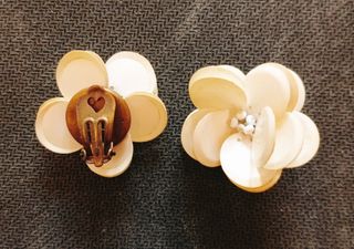 Orecchini e spilla Vintage Fiori