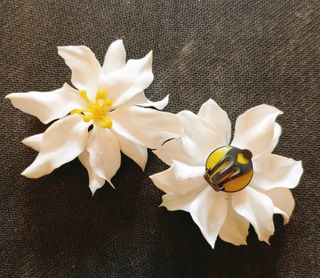 Orecchini e spilla Vintage Fiori
