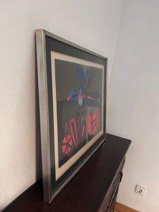 Litografía firmada García Llort - Arte surreal