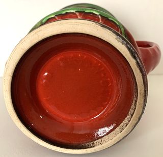 Hermoso jarrón Vintage de cerámica alemán