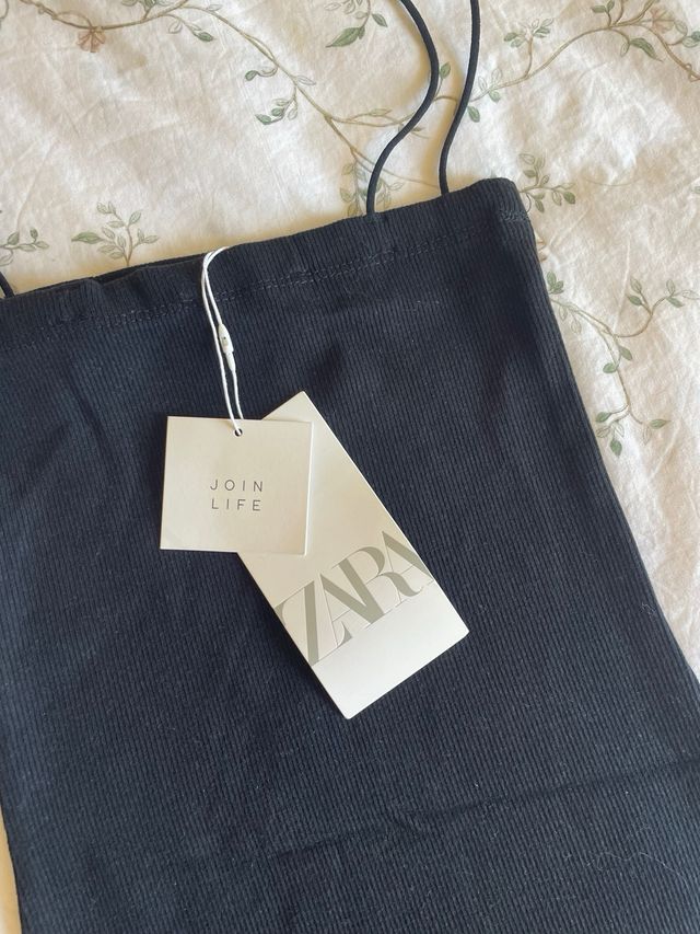 Vestido negro Zara - Talla S