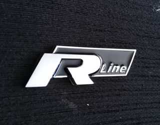 EMBLEMA RLINE PARA VOLKSWAGEN LOGO RLINE EN METAL