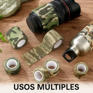 Confezione da 5 nastri adesivi mimetici Airsoft, Caza