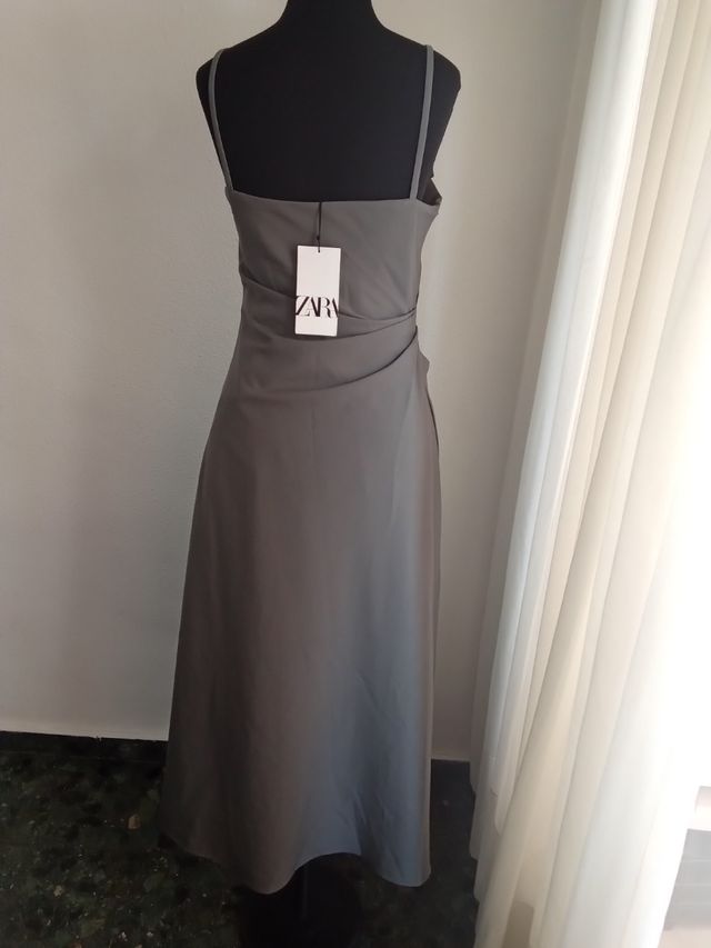 Vestido Zara gris - Talla M