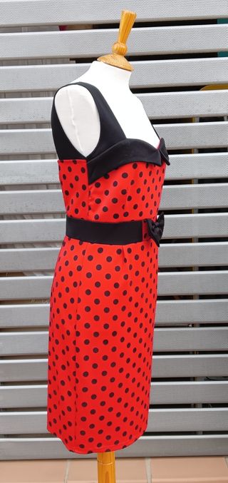 Vestido rojo Pin up