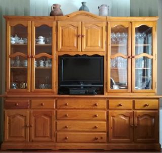 Librería pino miel (mueble de salón)