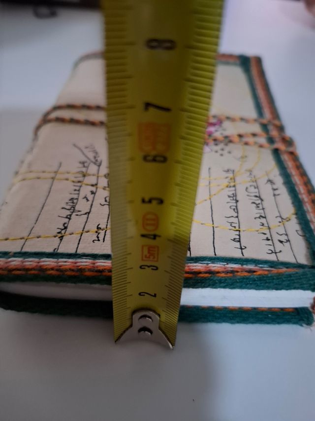 Libreta indú con imagen de Shiva sobre loto