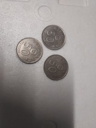 Monedas de 50 pesetas conmemorativas