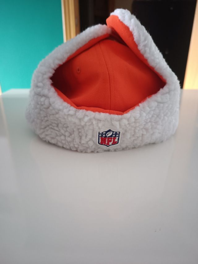 Gorra con orejeras Denver broncos rara