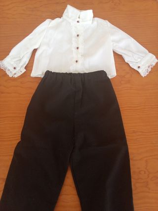 Traje gitano niño: Chaqueta y camisa