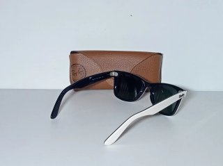 Ray-Ban Wayfarer clásicas blanco-negro