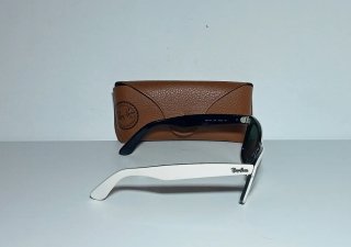 Ray-Ban Wayfarer clásicas blanco-negro
