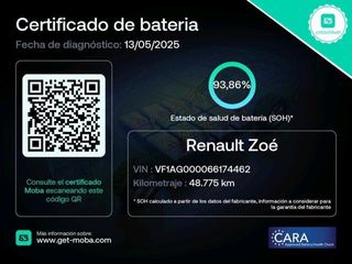 Renault Zoe Intens R135 Batería 50kWh 99 kW (135 CV)
