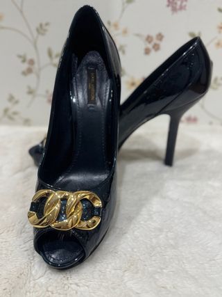 Zapatos de tacon Louis Vuitton azules, num 40