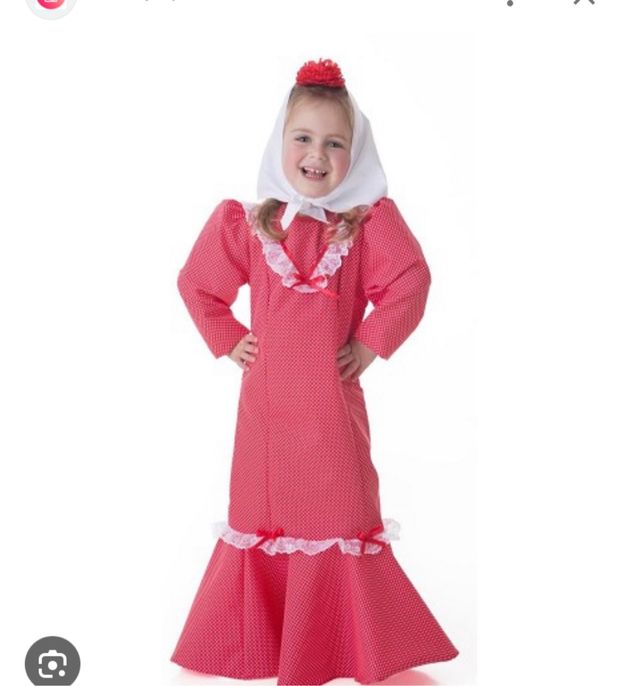 Disfraz niña San Isidro (6-7 años)