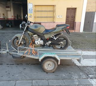 Alquiler Remolque moto con balancin,cepo