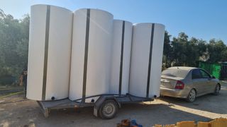 Depósitos agua poliéster