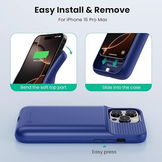 Feob Funda Batería iPhone 16 Pro MAX 8600mAh 15W