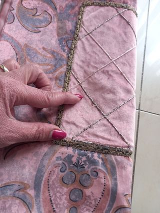 Bellissime Federe cuscini da divano vintage rosa